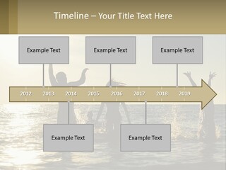 Sea Sunrise Portrait PowerPoint Template