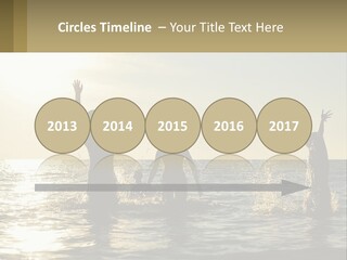 Sea Sunrise Portrait PowerPoint Template