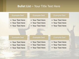 Sea Sunrise Portrait PowerPoint Template