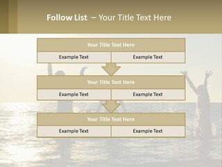 Sea Sunrise Portrait PowerPoint Template