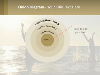 Sea Sunrise Portrait PowerPoint Template