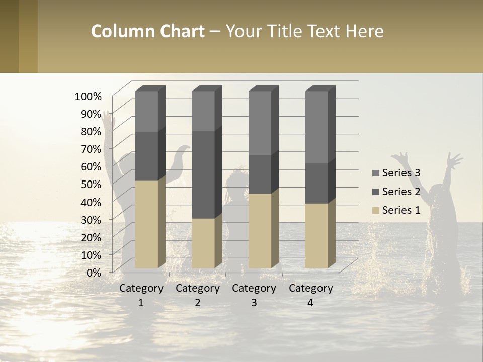 Sea Sunrise Portrait PowerPoint Template