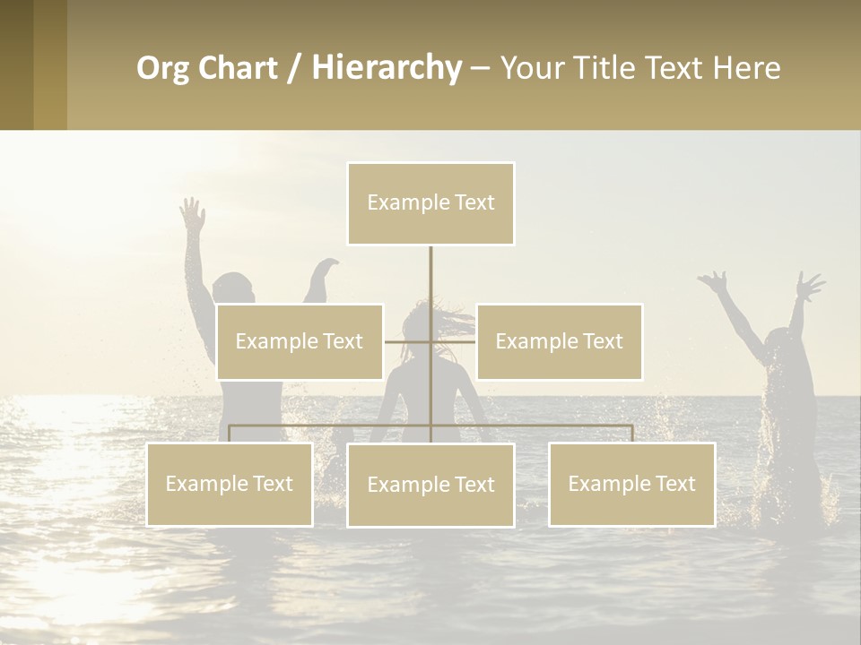 Sea Sunrise Portrait PowerPoint Template