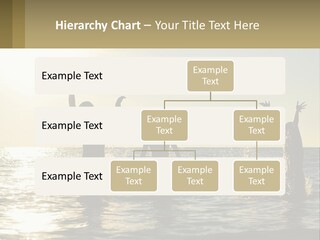 Sea Sunrise Portrait PowerPoint Template