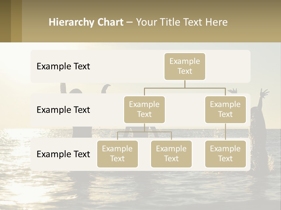 Sea Sunrise Portrait PowerPoint Template