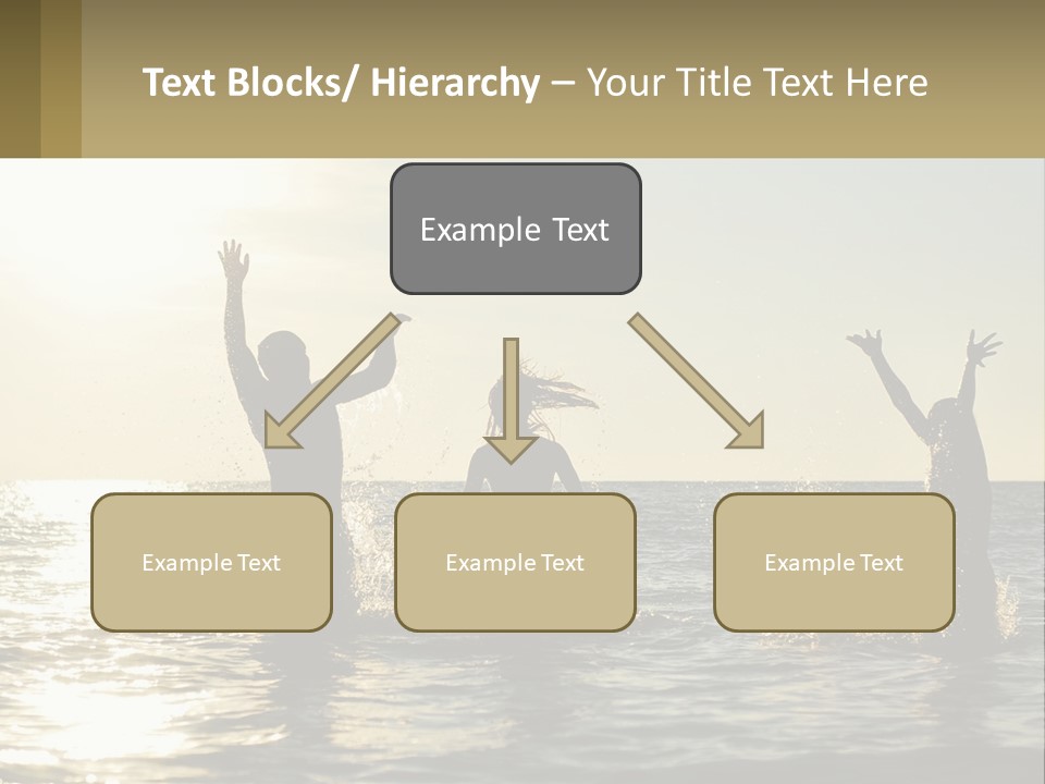 Sea Sunrise Portrait PowerPoint Template