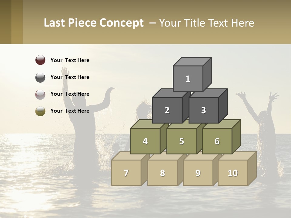 Sea Sunrise Portrait PowerPoint Template