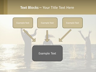 Sea Sunrise Portrait PowerPoint Template