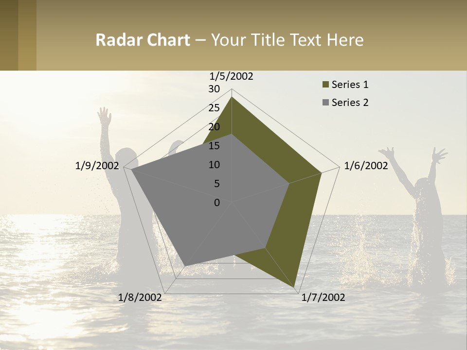 Sea Sunrise Portrait PowerPoint Template