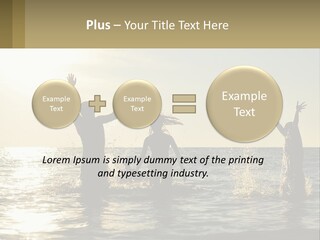 Sea Sunrise Portrait PowerPoint Template