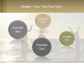 Sea Sunrise Portrait PowerPoint Template