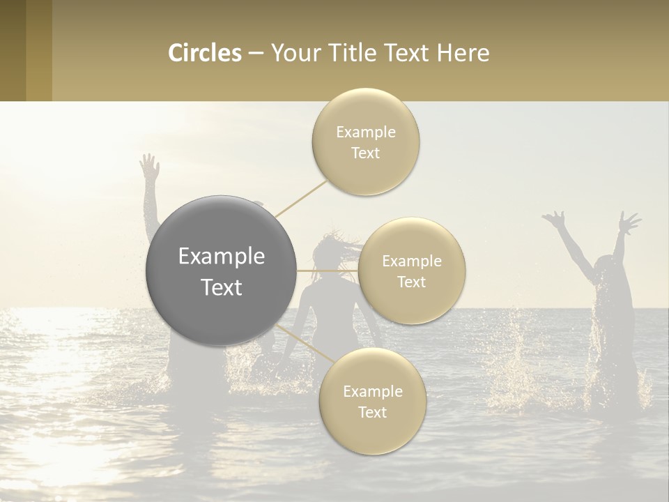 Sea Sunrise Portrait PowerPoint Template