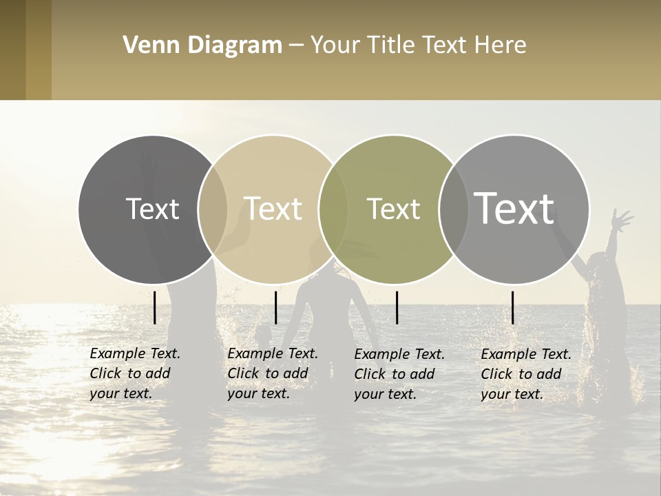 Sea Sunrise Portrait PowerPoint Template