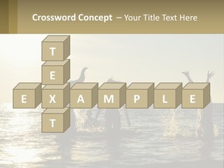 Sea Sunrise Portrait PowerPoint Template