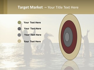 Sea Sunrise Portrait PowerPoint Template