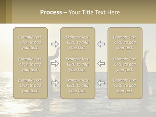 Sea Sunrise Portrait PowerPoint Template
