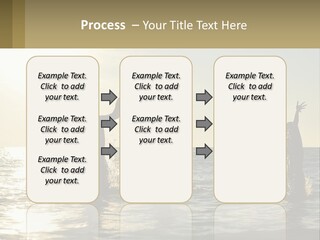 Sea Sunrise Portrait PowerPoint Template