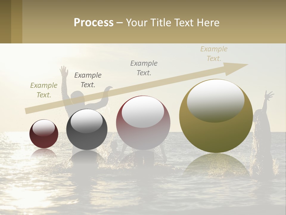 Sea Sunrise Portrait PowerPoint Template