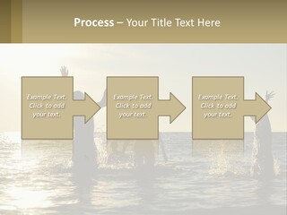 Sea Sunrise Portrait PowerPoint Template