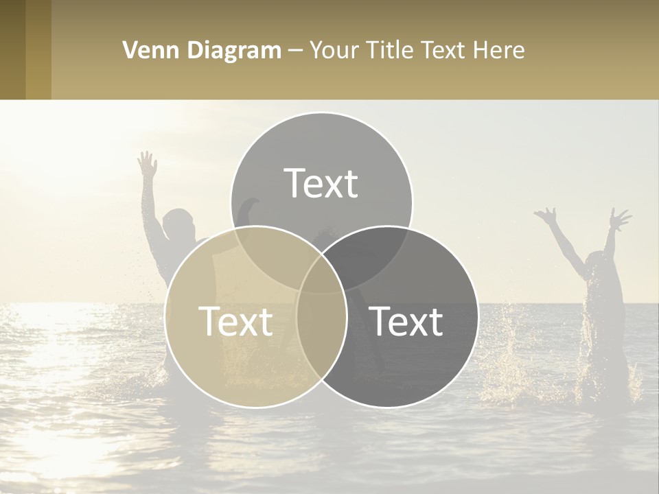 Sea Sunrise Portrait PowerPoint Template