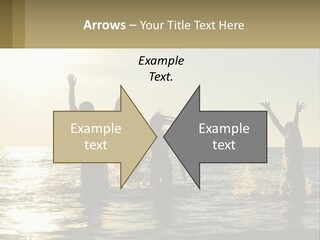 Sea Sunrise Portrait PowerPoint Template