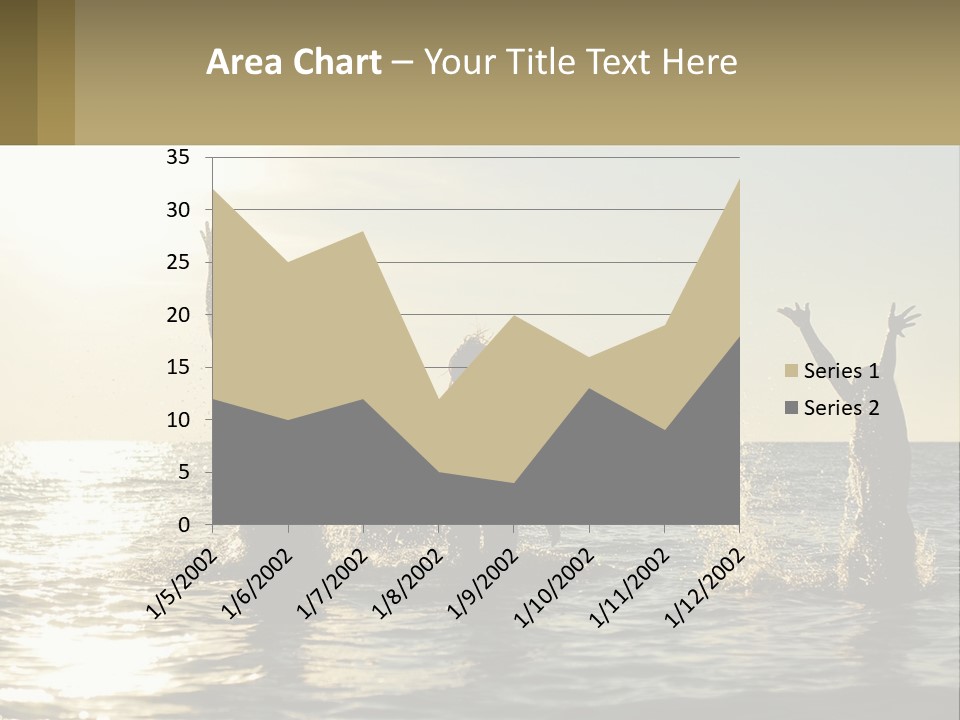 Sea Sunrise Portrait PowerPoint Template