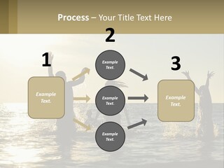 Sea Sunrise Portrait PowerPoint Template