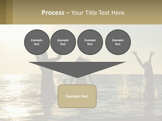 Sea Sunrise Portrait PowerPoint Template