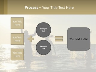 Sea Sunrise Portrait PowerPoint Template