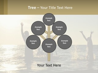 Sea Sunrise Portrait PowerPoint Template