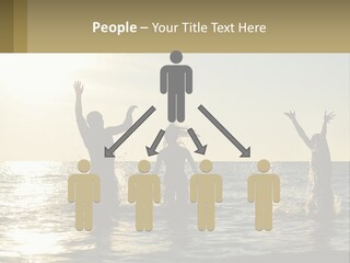 Sea Sunrise Portrait PowerPoint Template