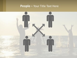 Sea Sunrise Portrait PowerPoint Template