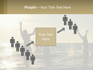 Sea Sunrise Portrait PowerPoint Template