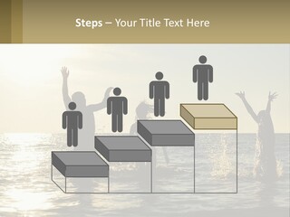 Sea Sunrise Portrait PowerPoint Template
