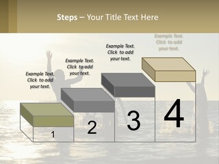 Sea Sunrise Portrait PowerPoint Template