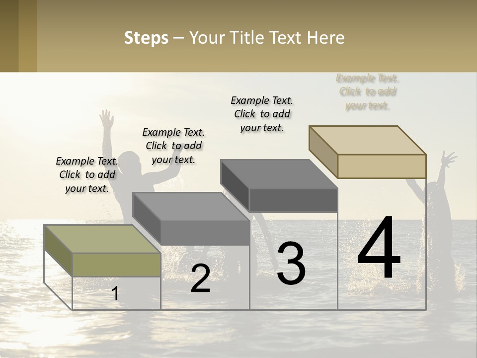 Sea Sunrise Portrait PowerPoint Template