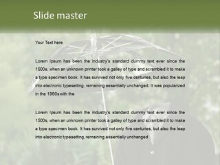 Standing Retirement Calm PowerPoint Template