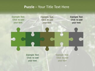 Standing Retirement Calm PowerPoint Template