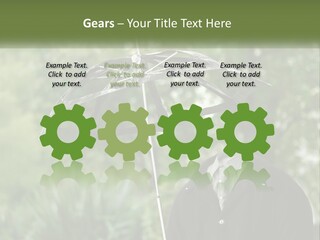 Standing Retirement Calm PowerPoint Template