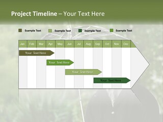 Standing Retirement Calm PowerPoint Template