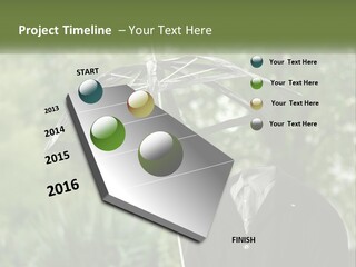 Standing Retirement Calm PowerPoint Template