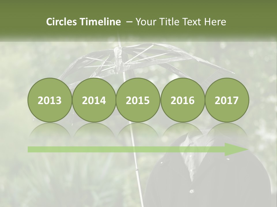 Standing Retirement Calm PowerPoint Template