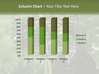 Standing Retirement Calm PowerPoint Template