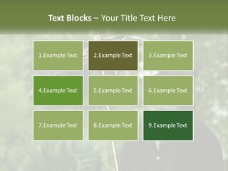 Standing Retirement Calm PowerPoint Template