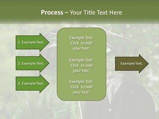 Standing Retirement Calm PowerPoint Template