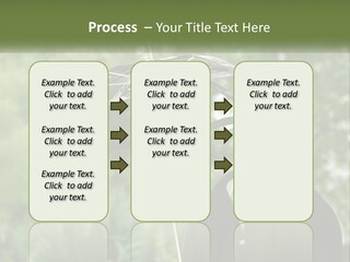 Standing Retirement Calm PowerPoint Template