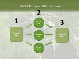Standing Retirement Calm PowerPoint Template