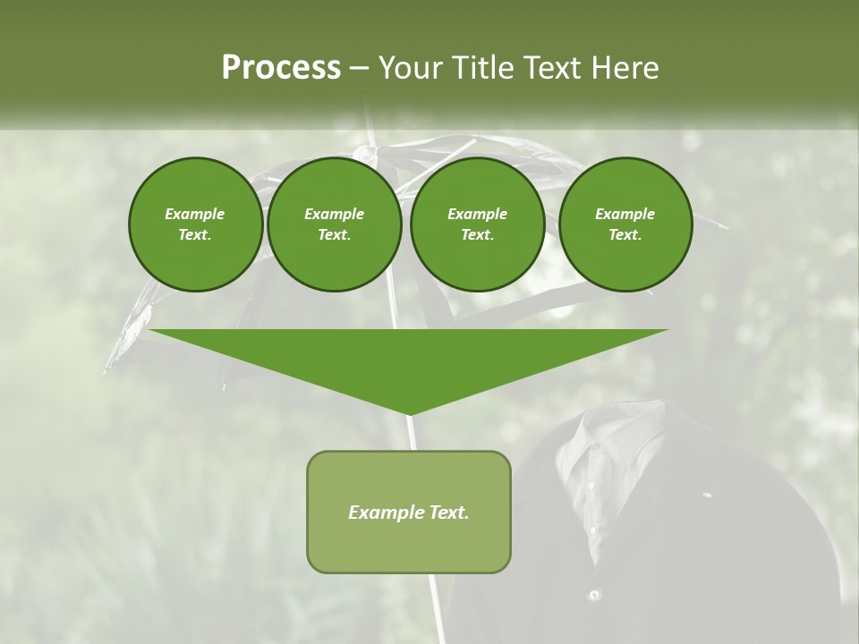 Standing Retirement Calm PowerPoint Template
