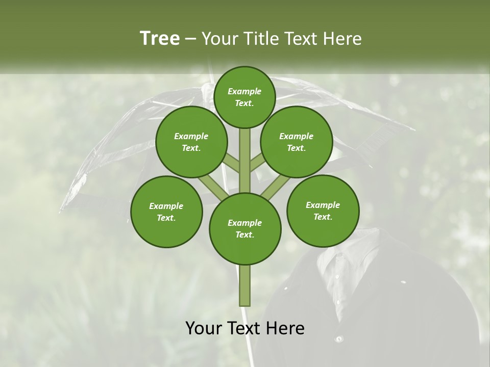 Standing Retirement Calm PowerPoint Template