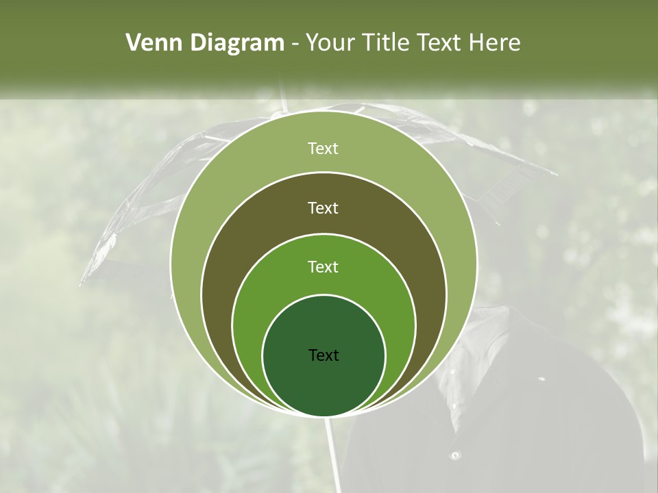 Standing Retirement Calm PowerPoint Template